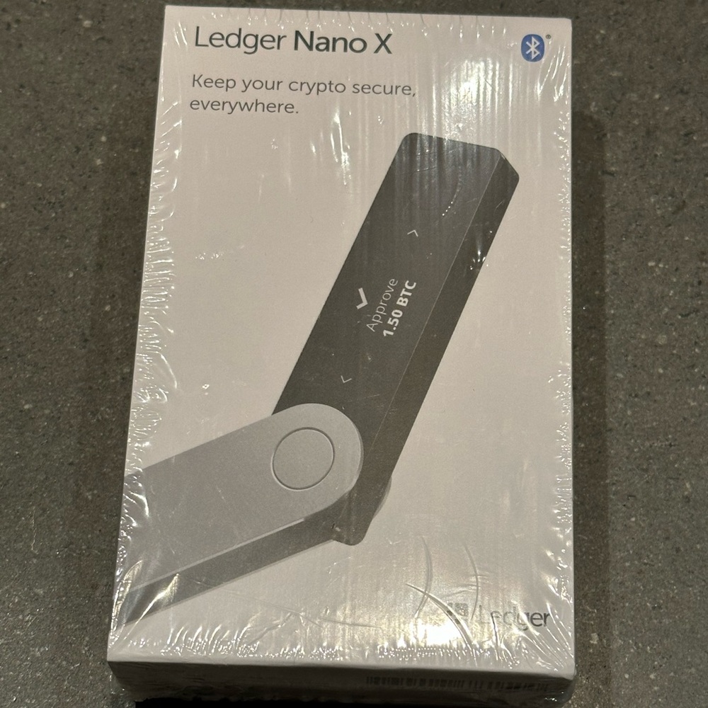 Ledger Nano X External Crypto Wallet NEW UNUSED